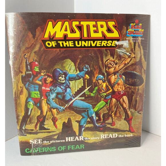 Caverns Of Fear Vintage MOTU Masters Of The Universe Golden Book 1983 He-Man New - Picture 1 of 9